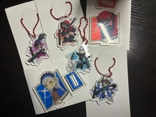Persona Goods Set Daiso Persona 5 Tactica Keychains Yusuke Kasumi Used