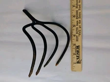 Vtg 4 Tine Garden Cultivator Tool Head