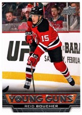 2013-14 Upper Deck Young Guns REID BOUCHER 484 New Jersey Devils UD SP RC Rookie