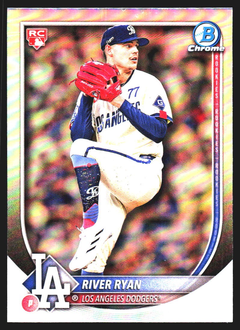 2025 Bowman #69 River Ryan Bowman Chrome Red Rookie Logo