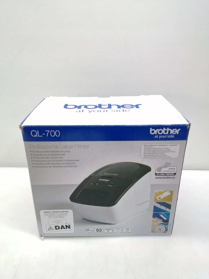 Brother QL-700 Thermodrucker-unvollstandig - Bild 3 von 4