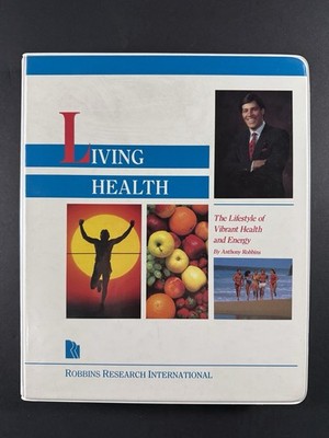 Living Health 6 Cassette Tapes Anthony Robbins Research International Energy