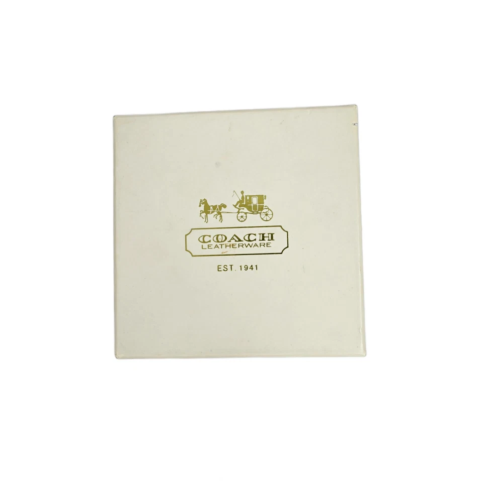 Reloj Brazalete Coach Damas Cuarzo Suizo Esmalte Oro Blanco Caja Papeles Foto 3 de 4