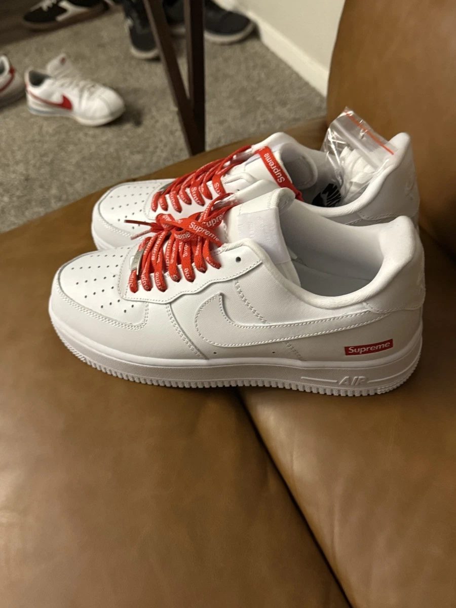 Nike Air Force 1 Supreme Black W for sale | eBay