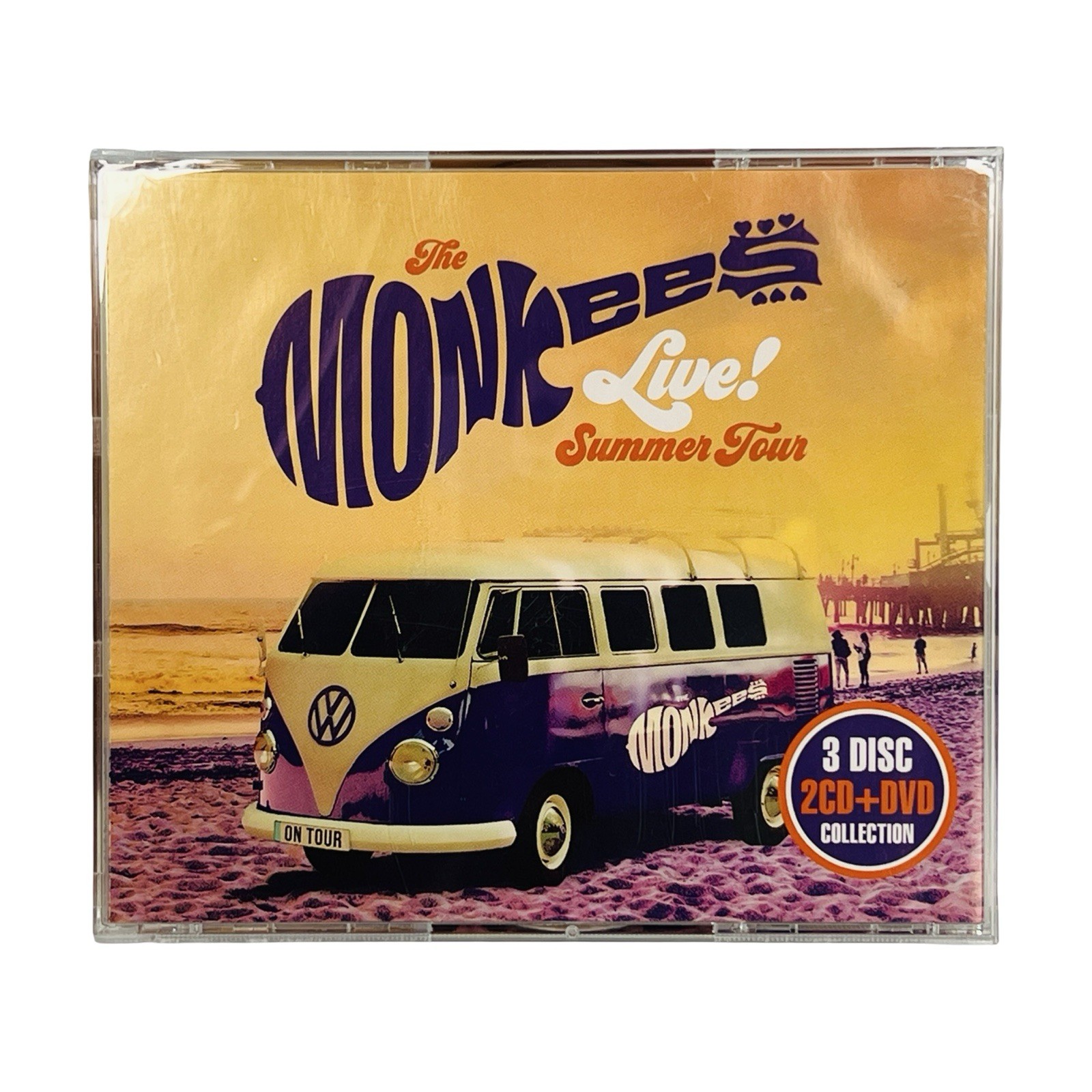 The Monkees Live! Summer Tour 3 Disc 2CD+DVD Set 2001 Concert Rare UK OOP