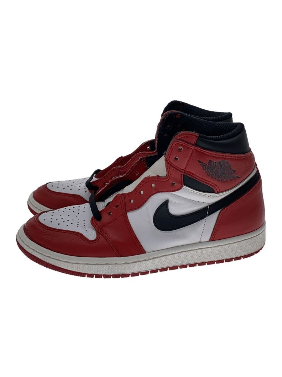 Nike Air Jordan 1 Retro High Og 27Cm Red 555088 101 CIu16 | eBay Nike Air Jordan 1 Retro High Og 27Cm Red 555088 101 CIu16 | eBay