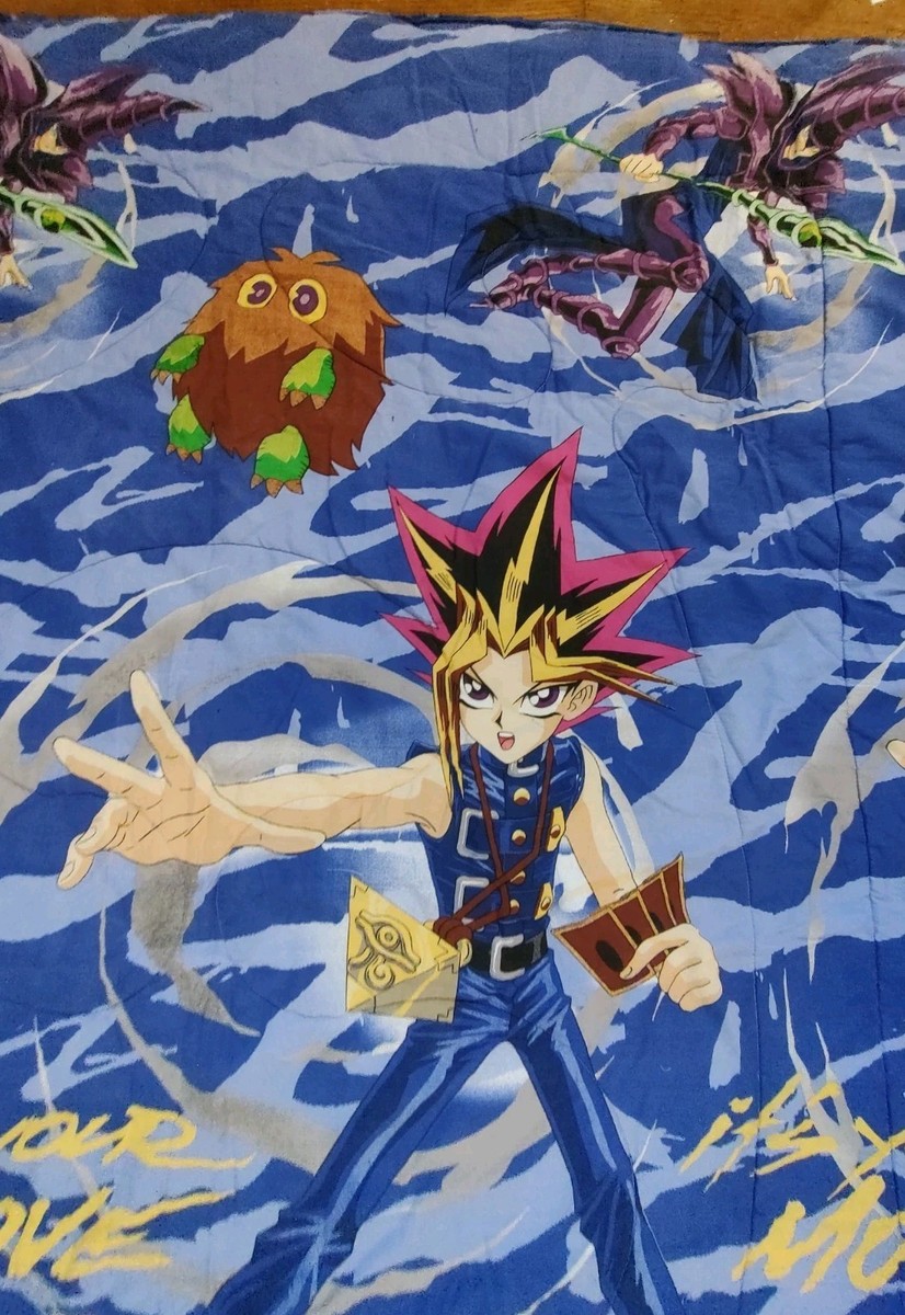 90s Vintage Yu-Gi-Oh 1996 Bed Room Set Sheets Comforter Valances