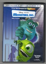 Monsters, Inc. DVD, 2002, 2-Disc Set, Collectors Edition