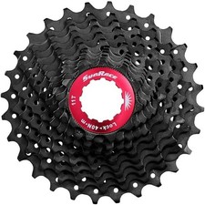 SunRace CSRX1 11-speed road bike cassette gradation 11-28 EAS Black
