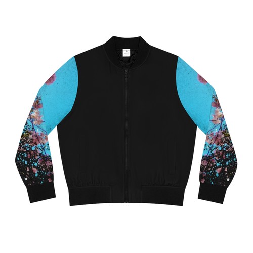Women's Bomber Jacket (AOP) - 第 1/5 張圖片