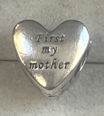 Pandora Sterling Silver First My Mother, Forever My Friend Charm HM 925  Ale,Pan UK
