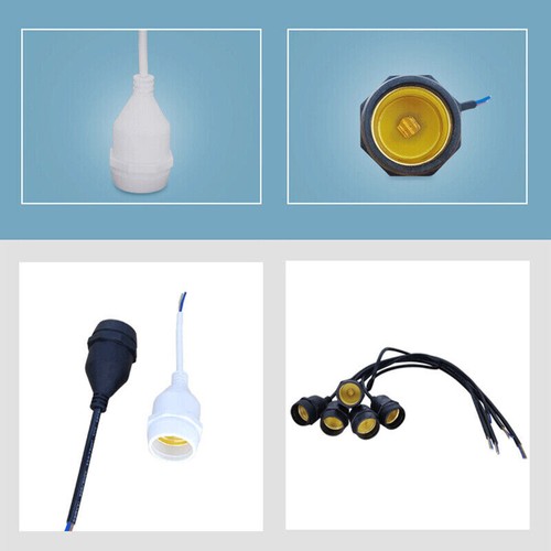 2 Pins IP67 Waterproof Chandelier Connector With E27 Lamp Cap Outdoor Lighting - Picture 8 of 28
