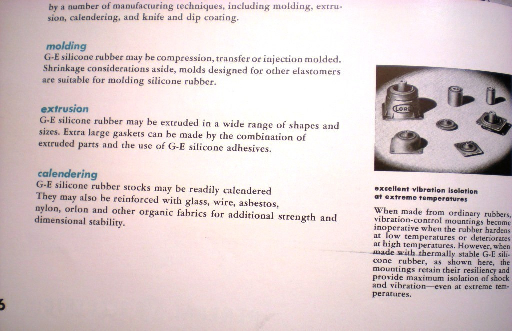 GE General Electric Silicone Catalog ASBESTOS Electrical Motor