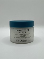 Christophe Robin Cleansing Purifying Scrub with Sea Salt 1.3oz - NEW FREE SHIP 