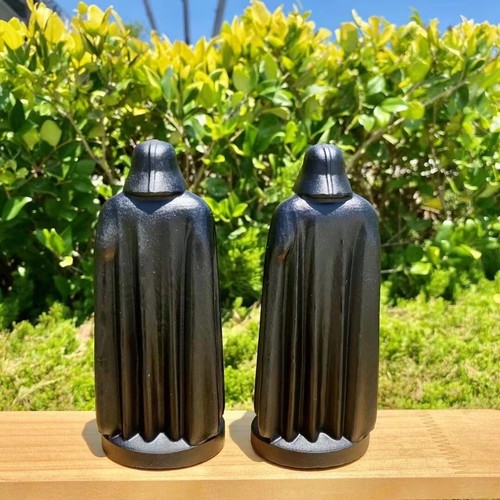 Ossidiana nera Darth Vader cristallo pietre curative Star Wars sculture 1 pz - Foto 3 di 6