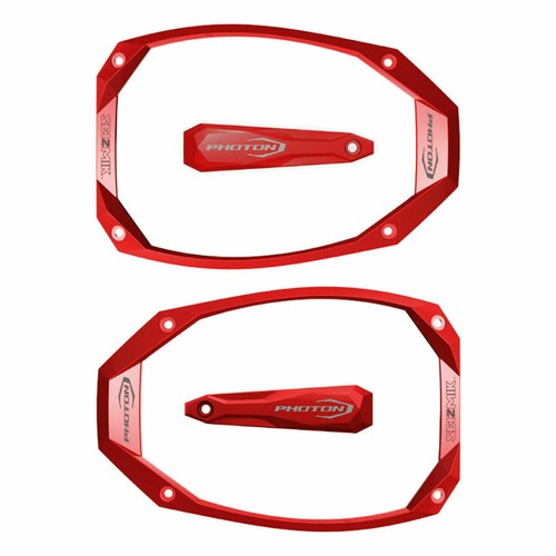 Honda Talon 1000 2019+ Side View Folding Mirrors Red Seizmik Photon Lifetime - Picture 2 of 7