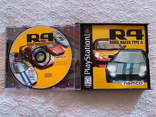 Ridge Racer Type 4 PS1 - NTSC-U/C USA VGC CIB - High Quality Packing - Tracked - Picture 7 of 13
