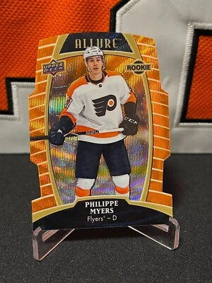 Philippe Myers # Philadelphia Flyers # 2019-20 UD ALLURE ORANGE SLICE /199 #79 - Bild 1 von 2