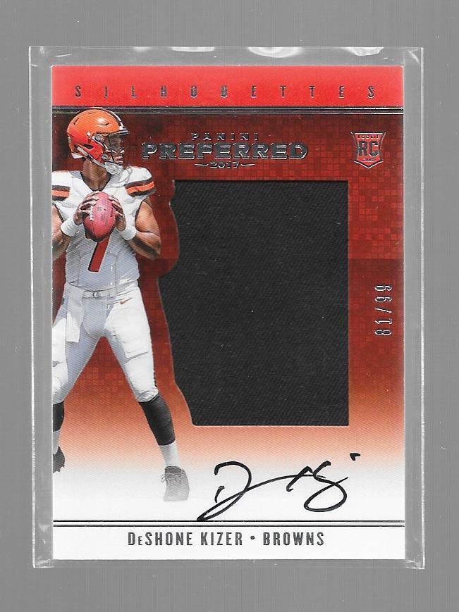 2017 Preferred - DeSHONE KIZER - Autograph Jumbo Jersey Rookie - PACKERS #d/99