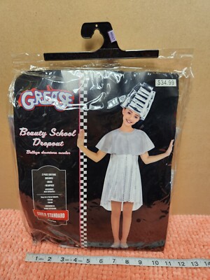 Buy Grease Beauty School Dropout Halloween Costume 2 Pc Girls Sz Standard Up To 10