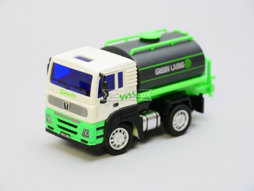 RC Micro 1/64 LIQUID TRUCK Micro RC Green Truck 2.4GHZ W/ LED - 第 2/12 張圖片