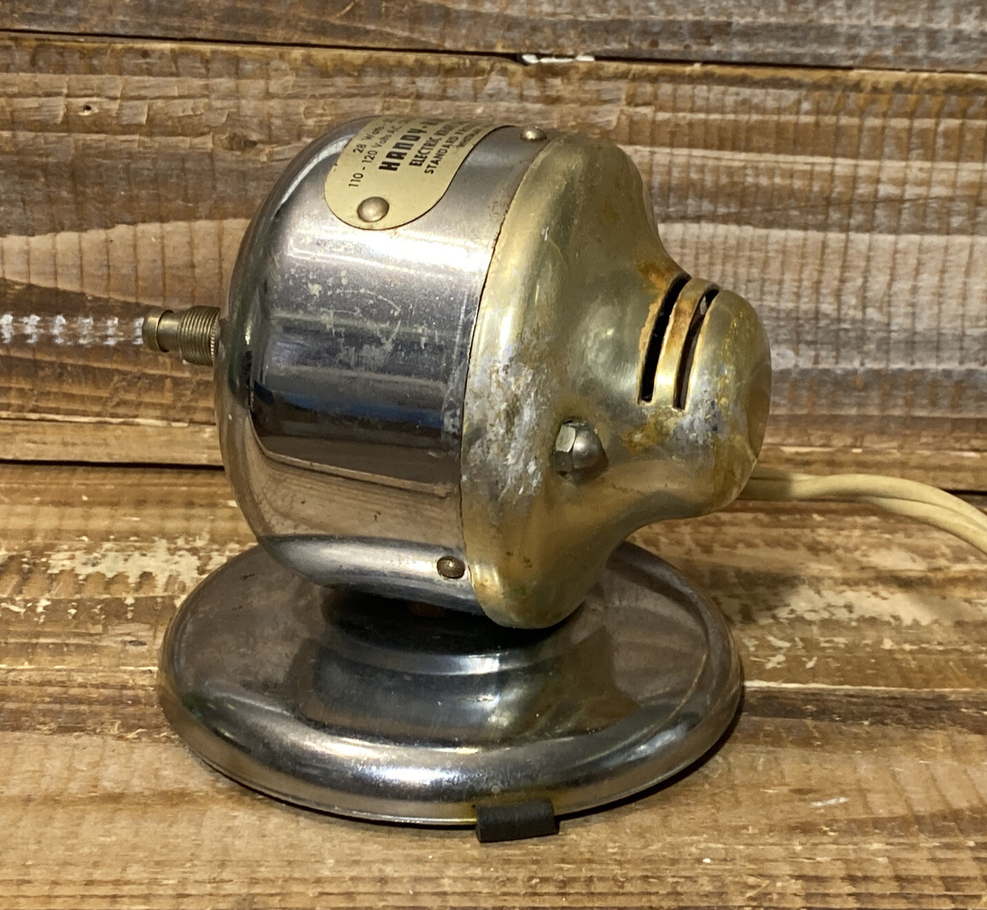 Vintage 1950's HandyHannah Electric Knife Sharpener Chrome Tested eBay