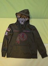 Nike Washington Redskins Salute to Service Hoodie Sweatshirt On Field Youth S