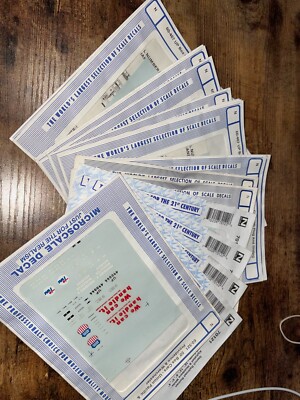 Microscale Decal N Scale | Multiple Variations | NOS/Unopened | Read Description