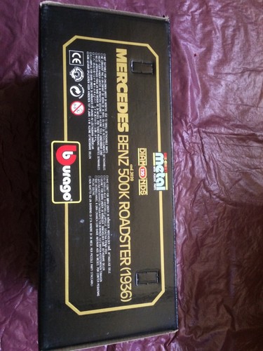Burago Mercedes Benz 500K Roadster 1:20 Scale - Picture 3 of 5