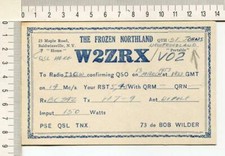 Newfoundland Baldwinwille Radio Amateur Station W2ZRX - 13.3.1953