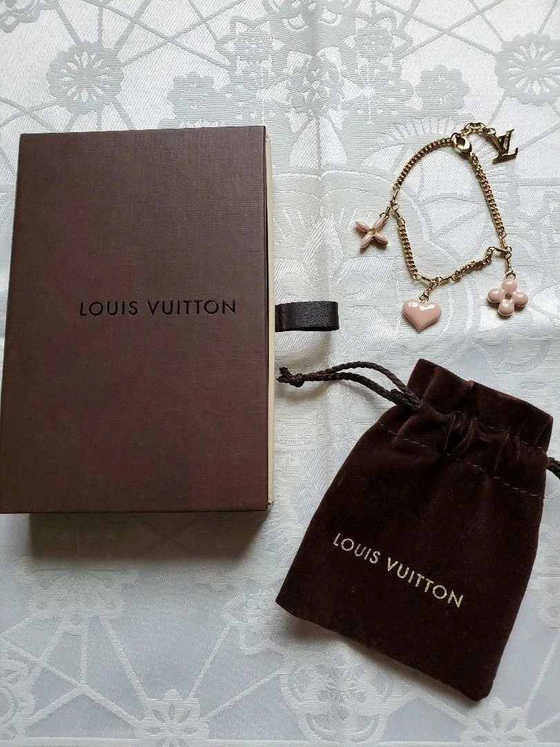 Louis Vuitton Pink Monogram Charm Bracelet