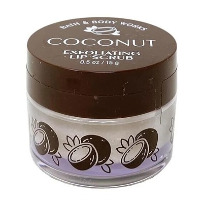 Bath & Body Works Exfoliating Lip Scrub Coconut 0.5 oz NEW
