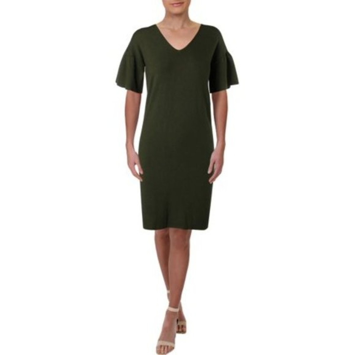NWT Women Petite Size XS PXS Ralph Lauren V-Neck Ruffle Sleeve Knit Casual Dress | eBay NWT Women Petite Size XS PXS Ralph Lauren V-Neck Ruffle Sleeve Knit Casual Dress | eBay
