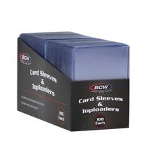 New 400 ct BCW STANDARD Toploaders  Sleeves Combo Pack
