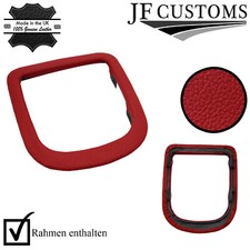 D ROT LEDER AUTO SCHALTSACK UMGEBEN DECKEL+RAHMEN F?R CITROEN C3 MK1 02-10