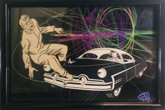 Collage By Pete Reilly THR “Road Rage Pt. 2” Framed 4” X 6”