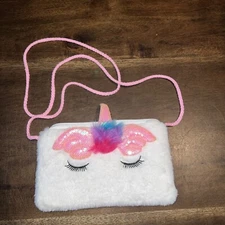  Unicorn Crossbody Bag for Little Girl Handbag Wallet Child Portable