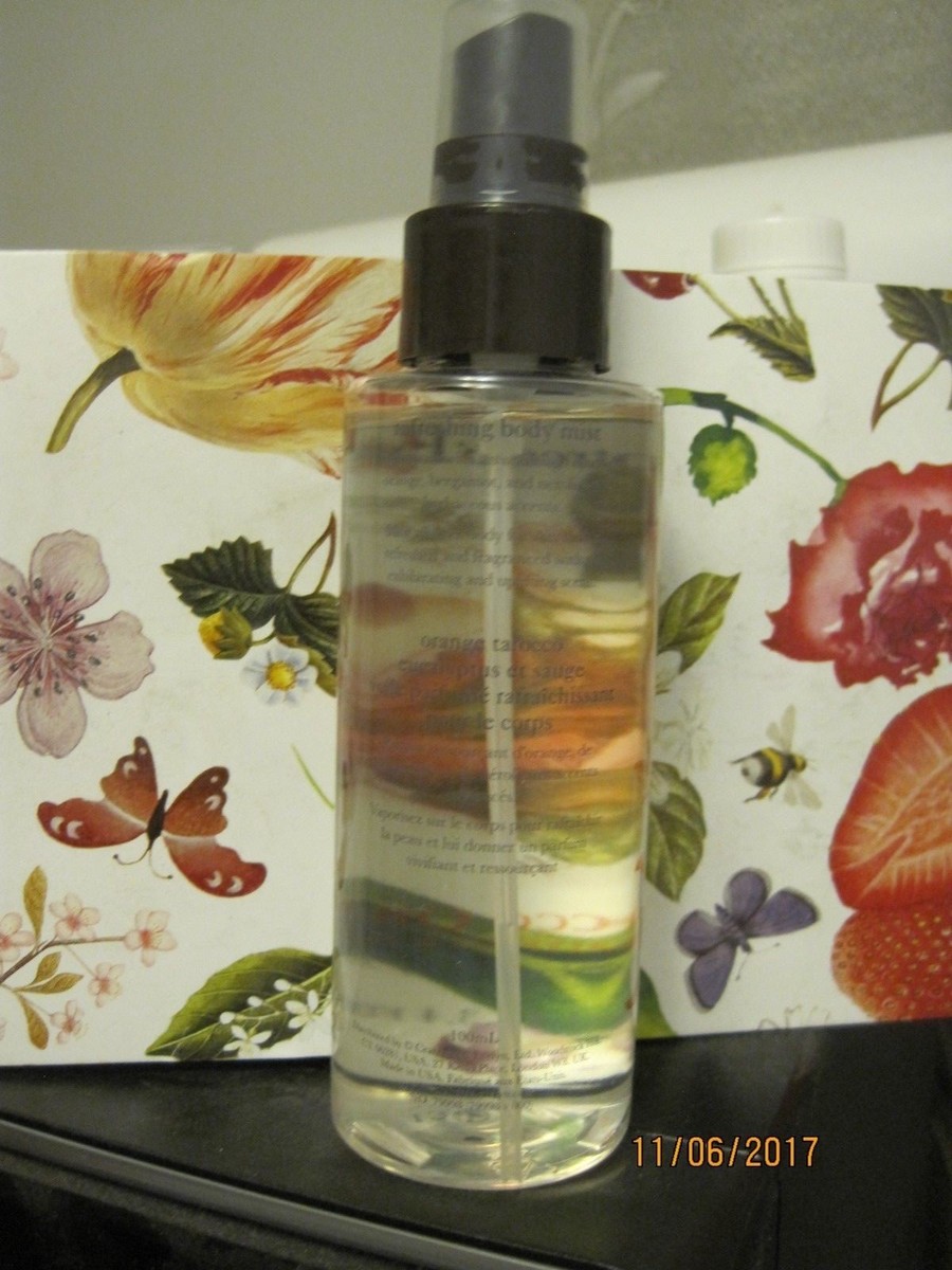 Crabtree & Evelyn Tarocco Orange Body Mist for sale online | eBay