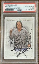 2016 UD Goodwin Champ Bret Hitman Hart WWE WWF PSA DNA Signed Autograph Hit Man