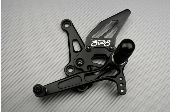 Commandes reculées moto réglables Kawasaki Z1000SX 2017 2018 2019 or