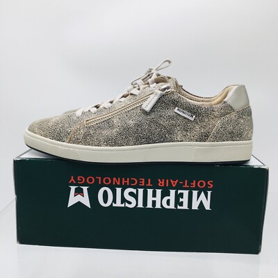 MEPHISTO Nikita Fog / Distressed Nubuck Women s Sneakers Size 10 M
