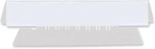 50 Insertable Plastic Tabs Hanging Folder Index 1/3 Cut Clear Tabs 3.7 in Wide