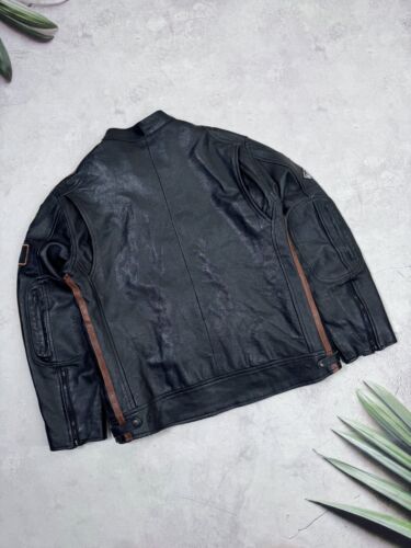Vintage Aviatrix Leather Motorcycle Jacket Racing Speed Brogniez JLI Mode size M - Picture 22 of 23