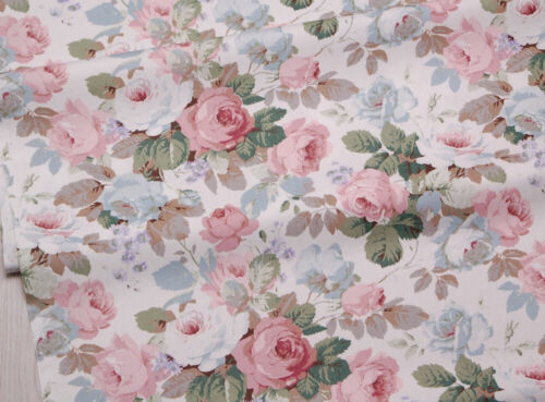 Flower Printed Cotton Twill Fabric DIY Sewing For Baby Patchwork Quilting Handma - Picture 12 of 17