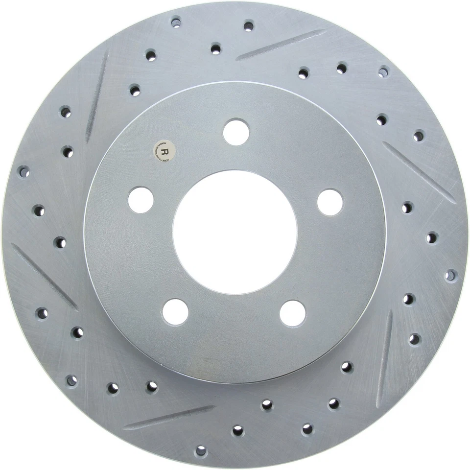 Rear PAIR Stoptech Disc Brake Rotor for 1984-1990 Lincoln Mark VII (45237) - Image 2 of 4