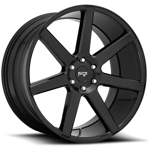 Future Edition Rims 4-Niche M230 Future 24x10 6x135 +30mm Gloss Black Wheels Rims 24