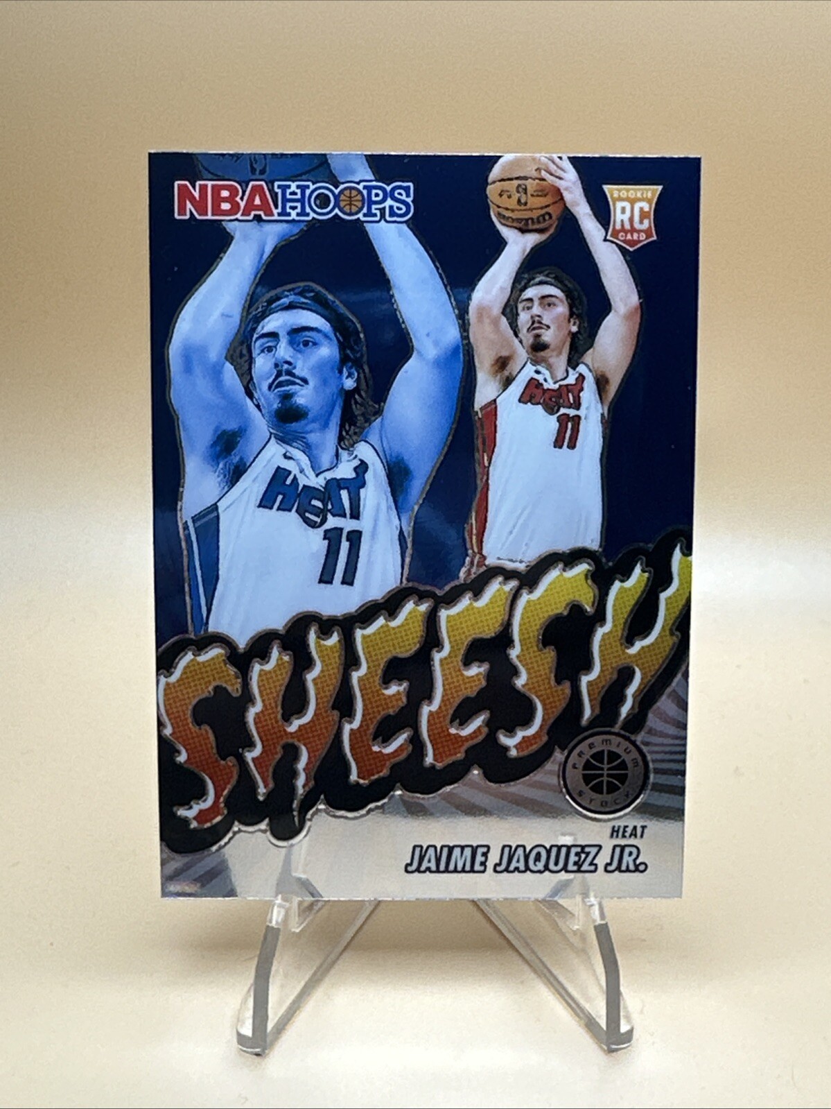 2023-24 NBA Hoops Premium Stock Jaime Jaquez Jr Sheesh RC #20