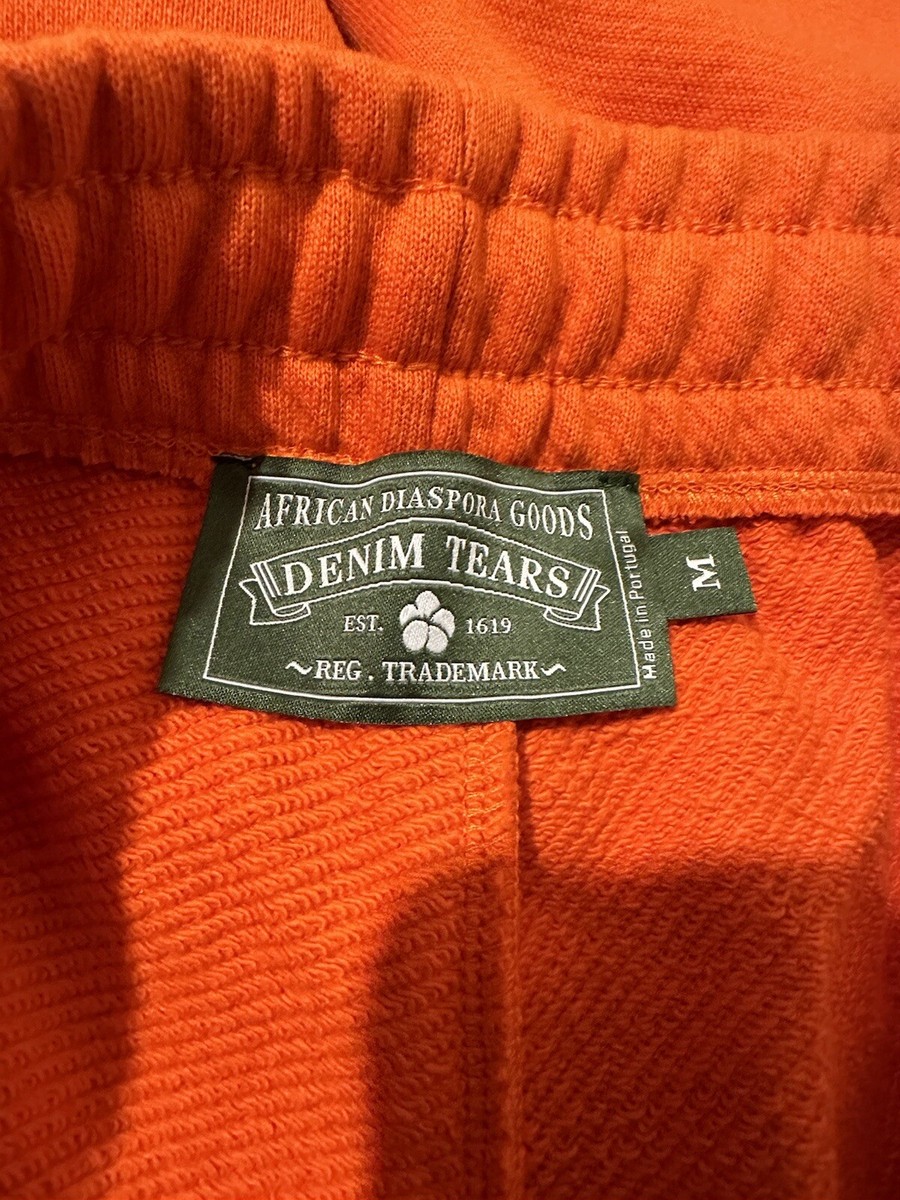 Denim Tears Sweatpants THE COTTON WREATH - ORANGE - Size Denim Tears Sweatpants THE COTTON WREATH - ORANGE - Size