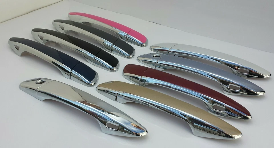 Superposiciones de manija de puerta personalizadas negras o cromadas 2014-2018 Lexus ES350 U ELIGE EL COLOR Foto 2 de 4