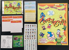 RARE! CRAZY BONES MAGIC BOX OFFICIAL STICKER ALBUM+ VARIOUS CARDS+EMPTY PACKET